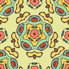 Seamless colorful background made of exotic pattern N9