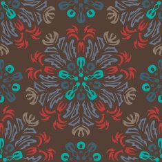 Seamless colorful background made of exotic pattern N12