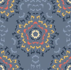Seamless colorful background made of exotic pattern N14
