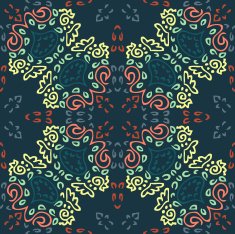 Seamless colorful background made of exotic pattern N16