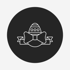 easter egg line icon N92