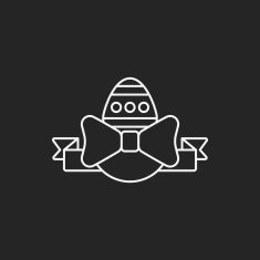 easter egg line icon N93