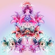 Flowers Roses lilies and camomile N10