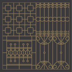 Pattern Curved Steel Set 1