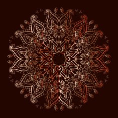 Gold mandala N27