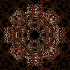 Gold mandala N28