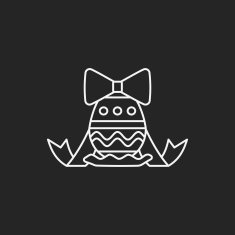 easter egg line icon N97