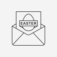 easter card line icon N5