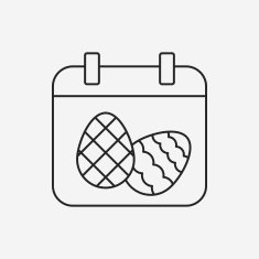 easter egg line icon N127