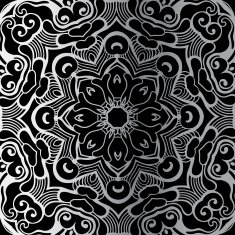 Silver mandala N44