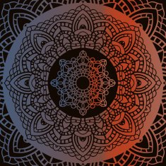 Vintage Gold mandala N8