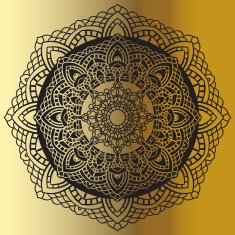 Gold mandala N31