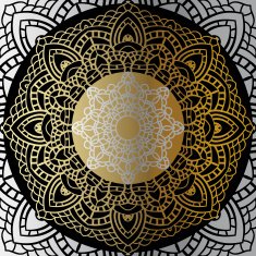 Gold mandala N34