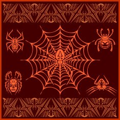 Spiders - vector set Designs and elements for pattern N3