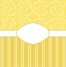 Beautiful floral invitation card N2