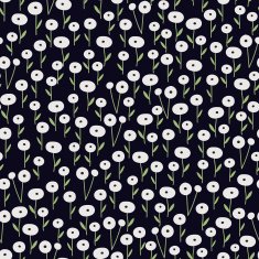 Seamless hand-drawn doodle floral pattern N16
