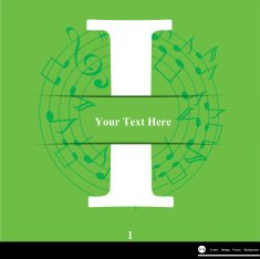 Letter I vector alphabet inserted into the paper cut ABC N2