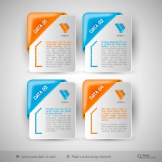 Business infographics template for web design N39