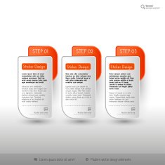 Business infographics template for web design N42