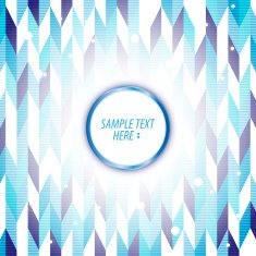 vector abstract blue geometric shape background