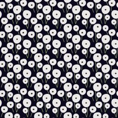 Seamless hand-drawn doodle floral pattern N17