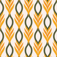 Birds of paradise tree background pattern