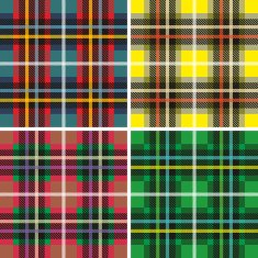 Seamless set of fabric pattern N2