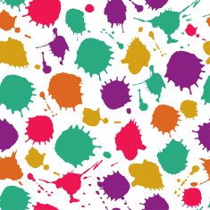 Blots seamless pattern