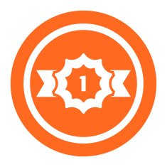 Award ribbon badge