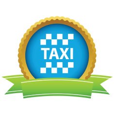 Gold taxi logo