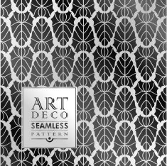 Art Deco seamless vintage wallpaper pattern N26