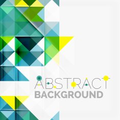 Abstract geometric background Modern overlapping triangles N198