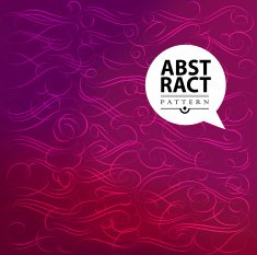 calligraphic floral design elements N41
