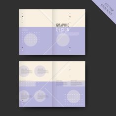 simplicity half-fold template design