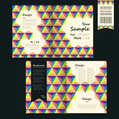 lovely half-fold template design N2