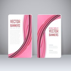 trendy banner template set design N5
