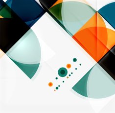 Semicircle triangle pattern N122