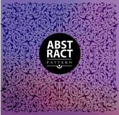 calligraphic floral design elements N54