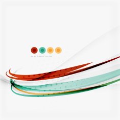 Red and blue color swirl concept N11