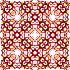 Seamless vector geometric abstract pattern Creative round shapes made of N45