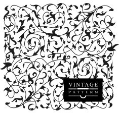 calligraphic floral design elements N62