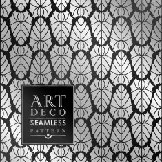 Art Deco seamless vintage wallpaper pattern N36