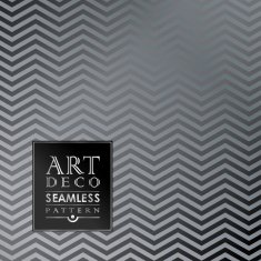 Art Deco seamless vintage wallpaper pattern N45