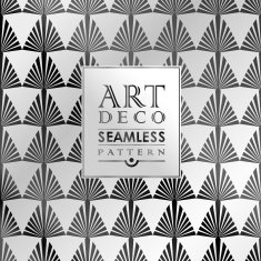 Art Deco seamless vintage wallpaper pattern N47