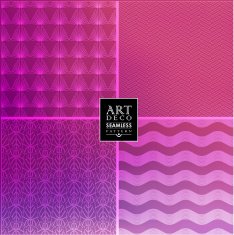 Art Deco seamless vintage wallpaper pattern N49