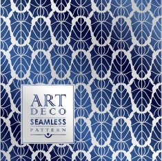 Art Deco seamless vintage wallpaper pattern N52