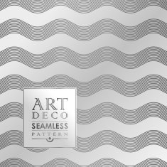 Art Deco seamless vintage wallpaper pattern N68
