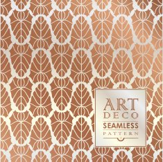 Art Deco seamless vintage wallpaper pattern N92