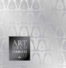 Art Deco seamless vintage wallpaper pattern N97