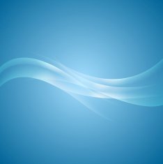 Shiny blue wavy abstract background
